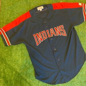 Vintage Cleveland Indians MLB Starter Jersey Men’s Large